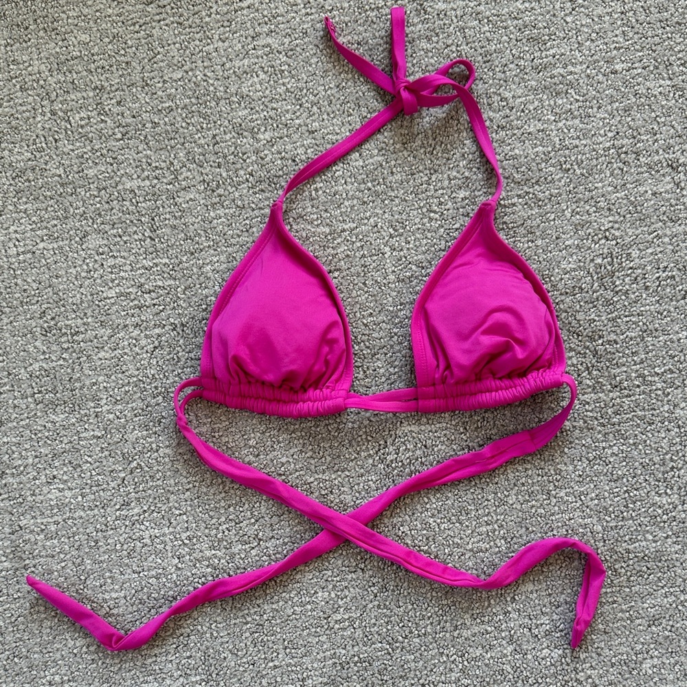 Hot Pink Bikini Top